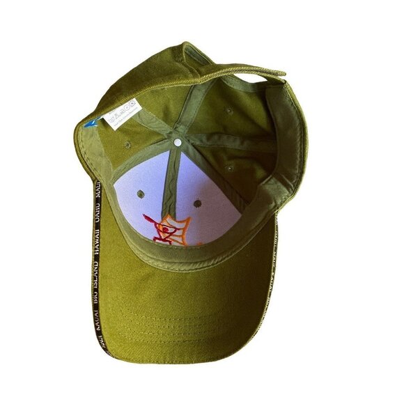 Green Hawaii Big Island Paddle Board Graphic Hat Cap Adjustable - Picture 6 of 7